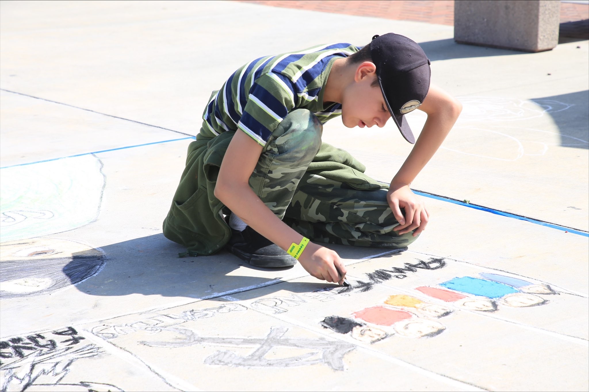Community Came Together for Biggest Covina Chalk Art Festival in